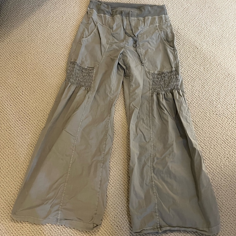 XCVI Wearables Sprightly Wide-leg Gray Pants Women's XS